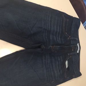 Soft, dark rinse boyfriend style jeans